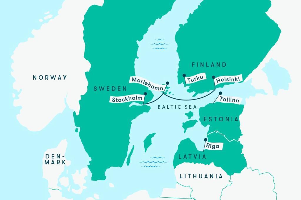 Silja Line Ferry - Helsinki To Stockholm酒店 外观 照片